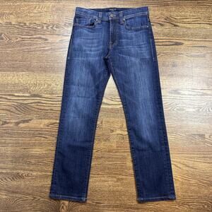 Fidelity Jimmy Jeans Mens 31 Blue Slim Straight Dark Wash Denim Pants